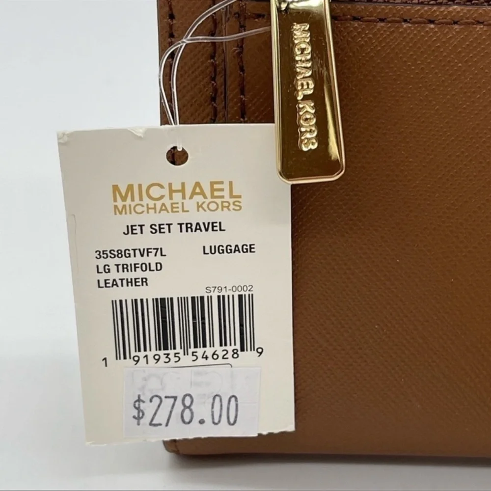 Michael Kors Large Trifold Wallet Luggage